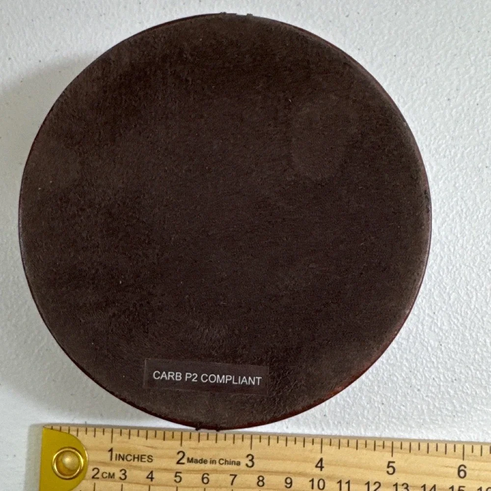 Vintage Leather Monogram E 5*Coasters Set with Holder Barware Drinkware‎